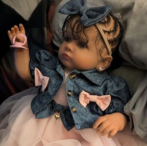 Blue and Pink Fashion Doll with Accessories